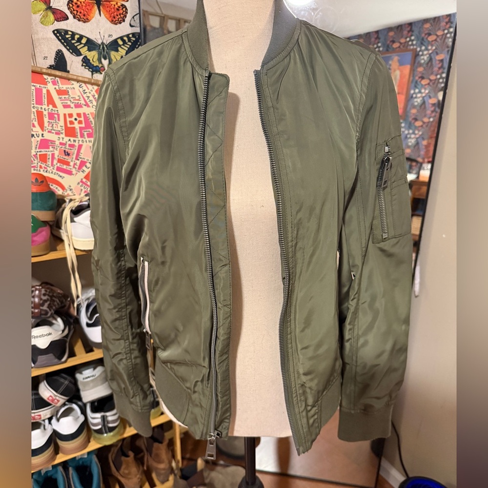 Levi's Olive Green Bomber Jacket